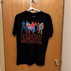 Sz S Marvel graphic T by freeze collection line. Marvel is embroidered red.NWOT